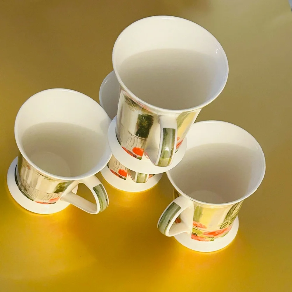 Mary Whaley Adams Artist Art For The Table Pimpernel Mugs Set of 4